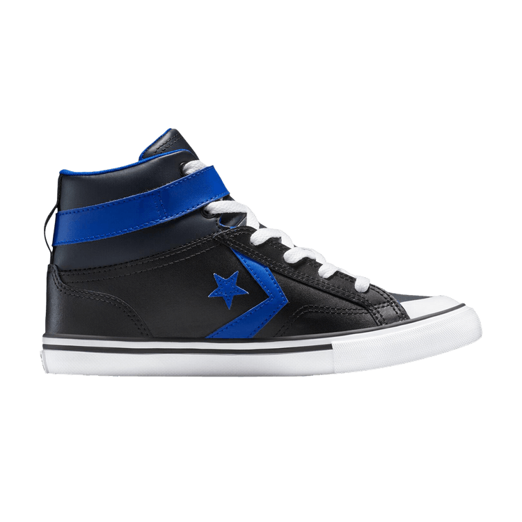 Converse Pro Blaze Strap High GS 'Black Blue' — Black/Blue/White