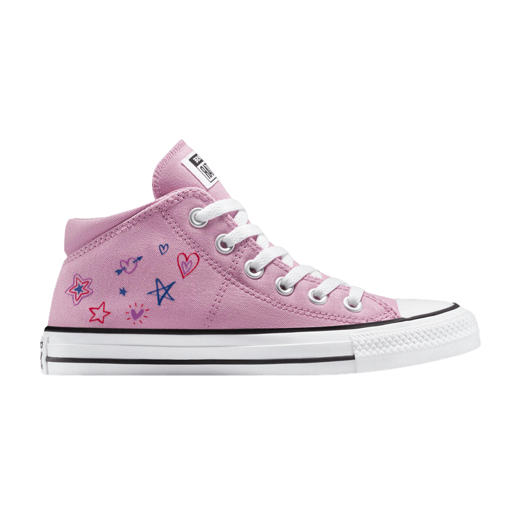 Converse Chuck Taylor All Star Madison Mid GS 'Doodles - Cliffside Rose' — Cliffside Rose/White/Black