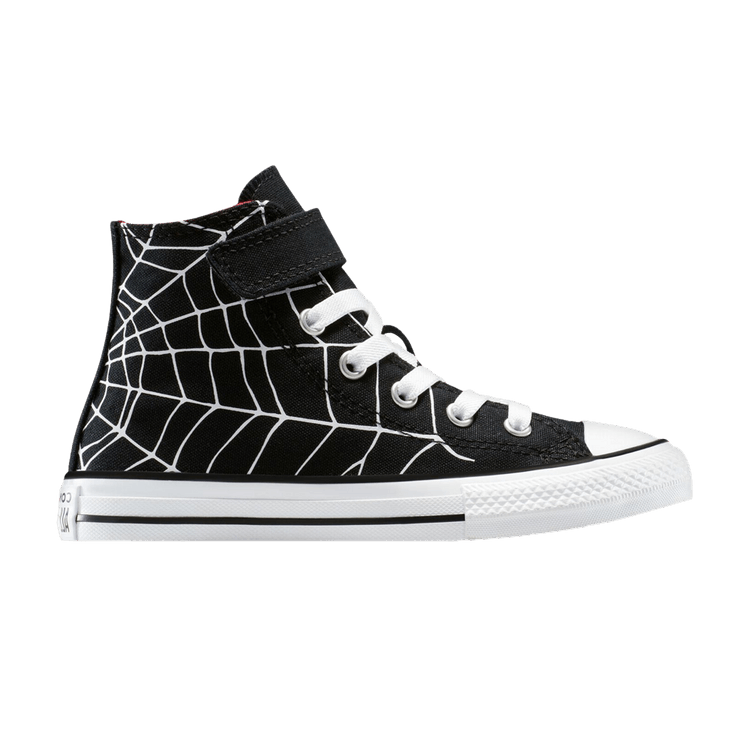 Converse Chuck Taylor All Star EasyOn High PS 'Spiderweb' — Black/White/Red