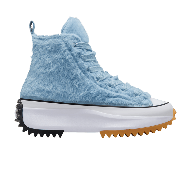 Converse Wmns Run Star Hike Platform High 'Faux Fur - Out Of The Blue' — Out Of The Blue/White/Black