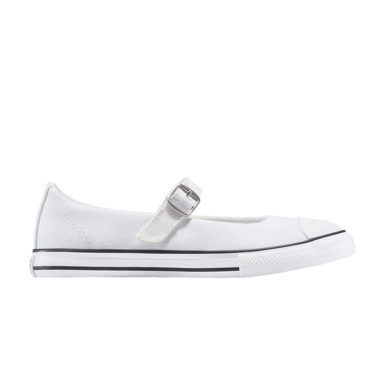 Converse Chuck Taylor All Star Dainty Mary Jane PS 'White Black' — White/Black/White