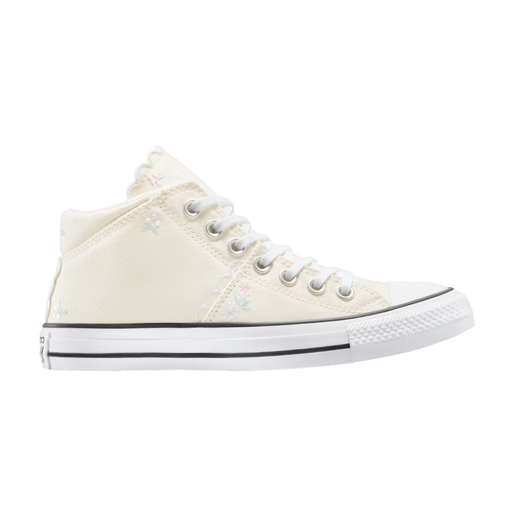 Converse Wmns Chuck Taylor All Star Madison Mid 'Embroidered Flowers' — Egret/White/Sugar Berry