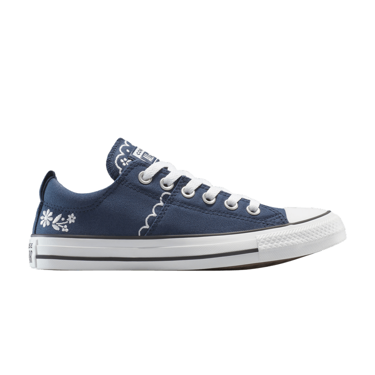 Converse Wmns Chuck Taylor All Star Madison Low 'Embroidered Flowers' — Navy/White/Black