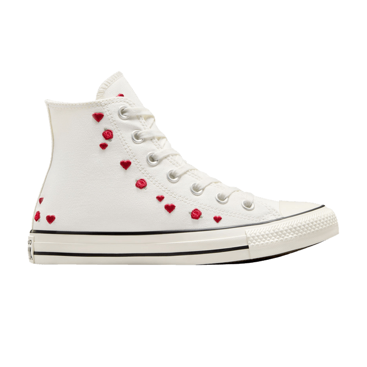 Converse Wmns Chuck Taylor All Star High 'Valentine's Day 2025' — Vintage White/Red/Egret