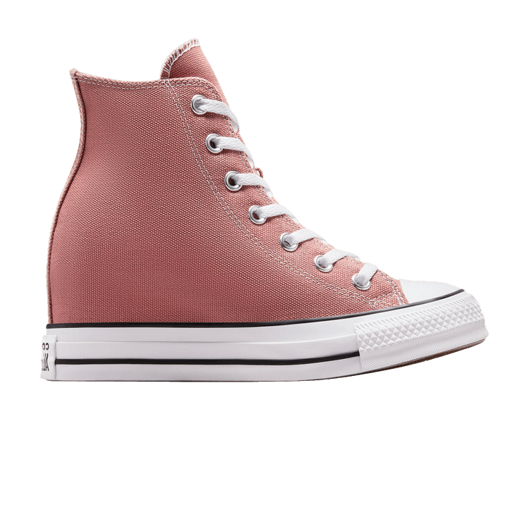 Converse Wmns Chuck Taylor All Star Wedge Platform High 'Light Saddle' — Light Saddle/White/Black