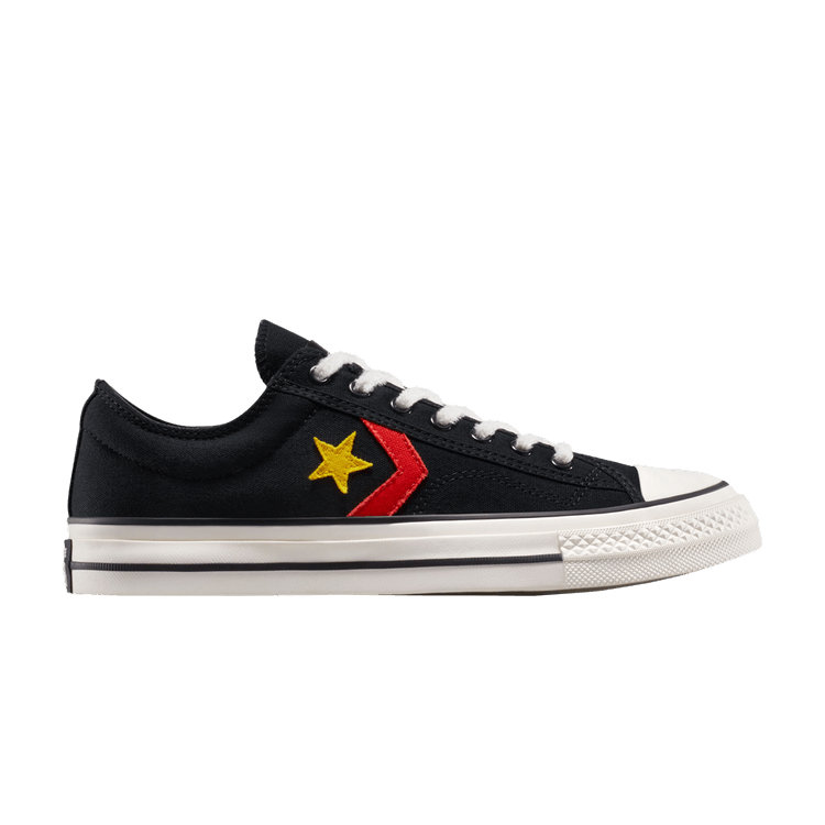 Daily Paper x Converse Star Player 76 Low 'African Heritage' — Black/Fern Green/Cyber Yellow