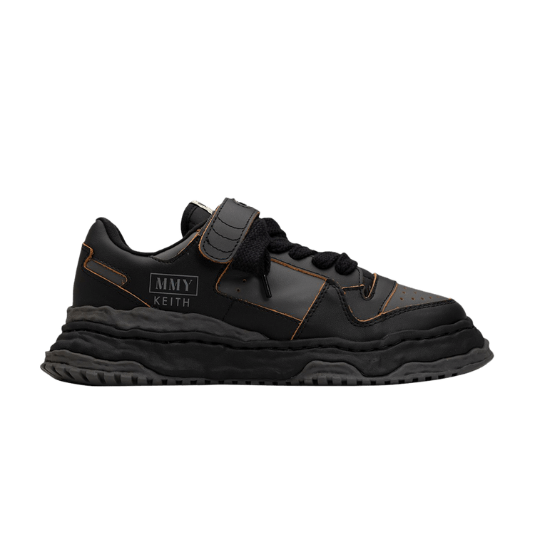 Maison Mihara Yasuhiro Keith OG Sole Leather Low 'Black Grey' — Black/Grey