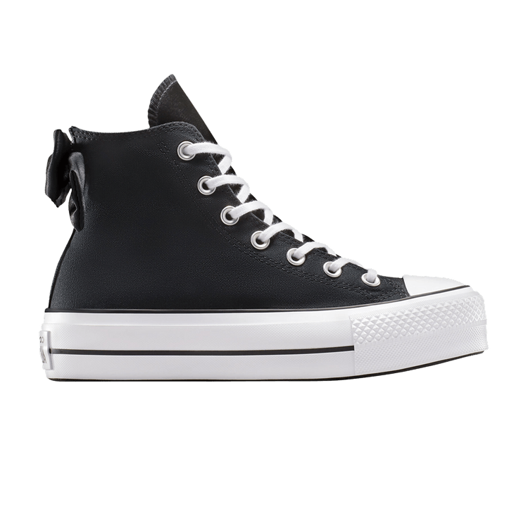 Converse Wmns Chuck Taylor All Star Lift Platform High 'Black White Bows' — Black/White/Black