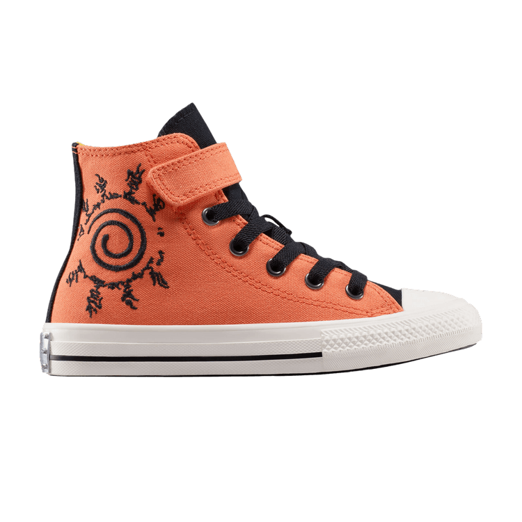 Naruto x Converse Chuck Taylor All Star High GS 'Naruto' — Pale Magma/Black/Golden Wren