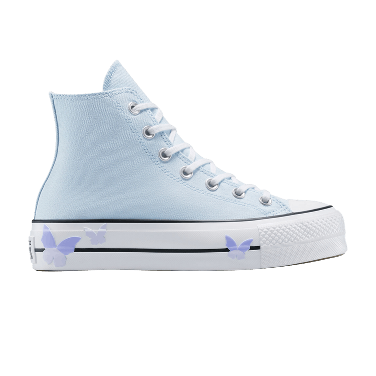 Converse Wmns Chuck Taylor All Star Lift Platform High 'Butterflies' — Blue Supermoon/White/Black