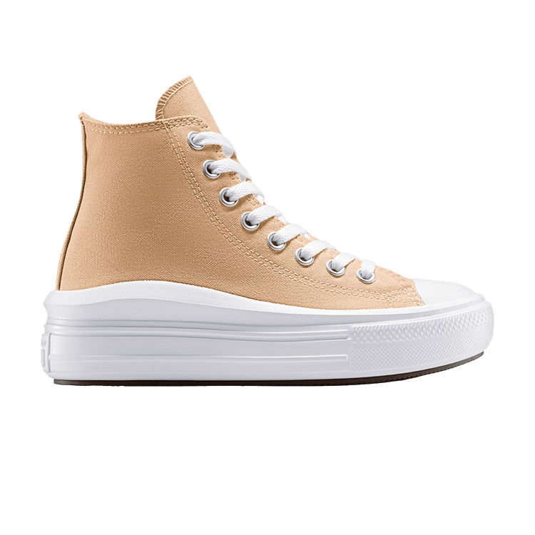 Converse Chuck Taylor All Star Move Platform High GS 'Coastal Dune' — Coastal Dune/White