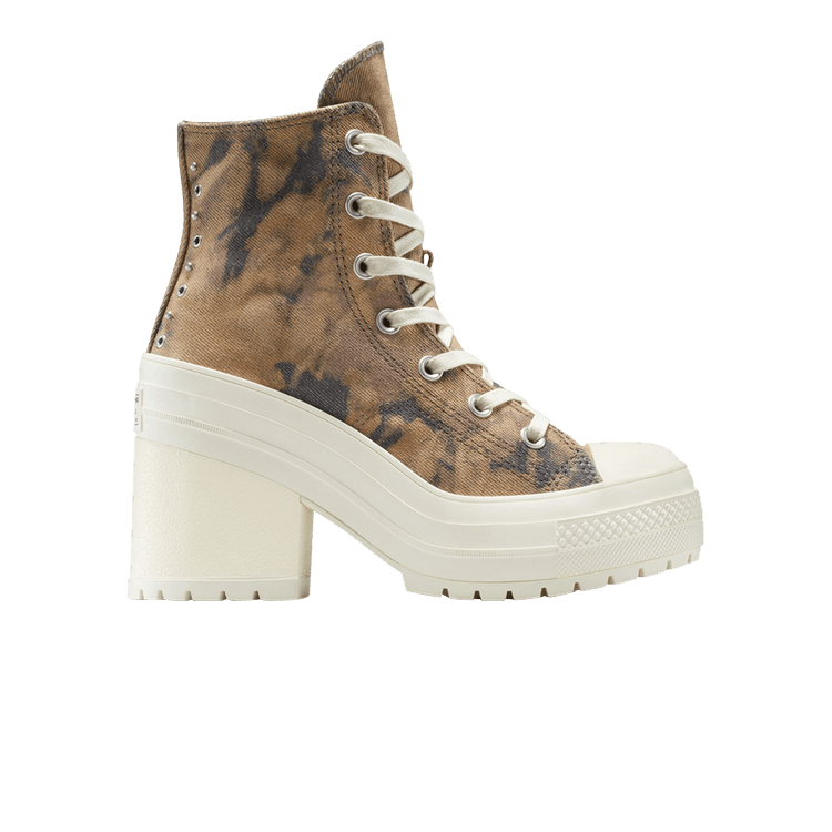 Converse Chuck 70 De Luxe Heel High 'Washed Denim' — Barely Grey/Egret/Barely Grey