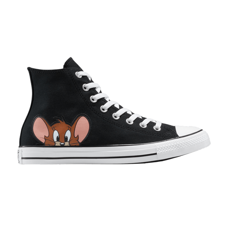 Tom &amp; Jerry x Converse Chuck Taylor All Star High 'Black' — Black/Multi/White