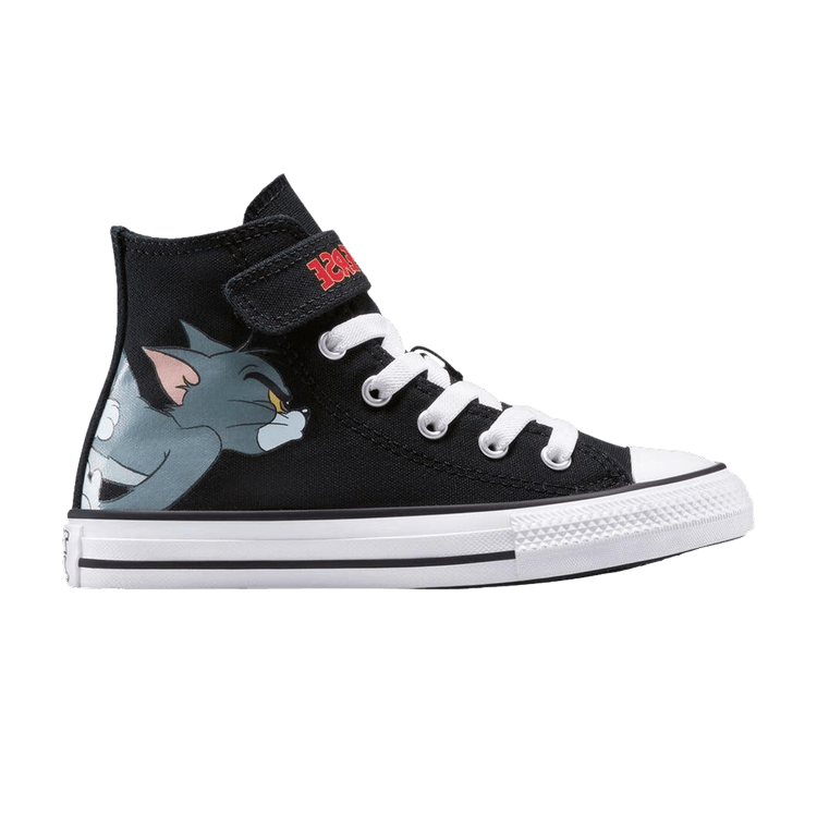 Tom &amp; Jerry x Converse Chuck Taylor All Star High GS 'Black' — Black/Multi/White