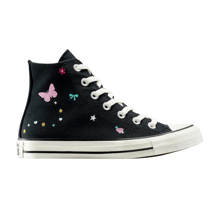 Converse Wmns Chuck Taylor All Star High 'Doodles' — Black/Cliffside Rose
