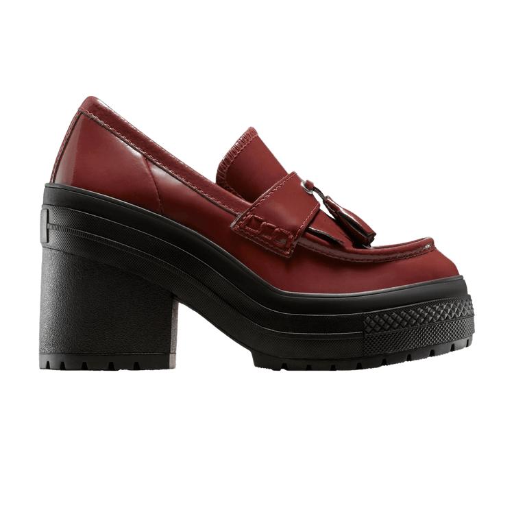 Converse Wmns Chuck 70 De Luxe Heel Loafer Platform Low 'Rottin Apple' — Rottin Apple/Rottin Apple