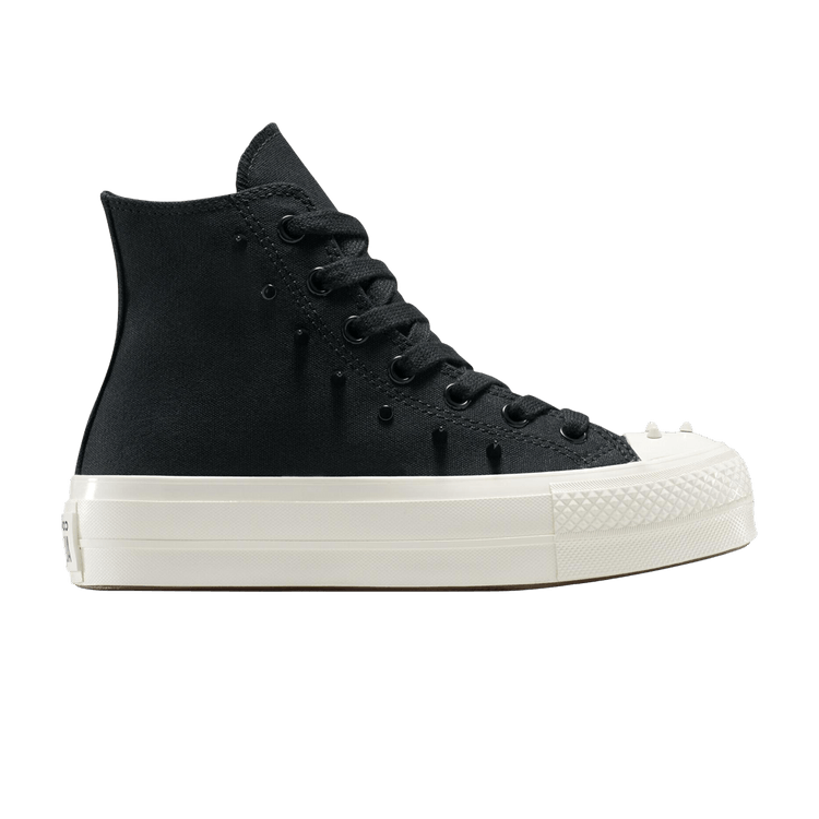 Converse Wmns Chuck Taylor All Star Lift Platform High 'Spikes' — Black/Vintage White/Black