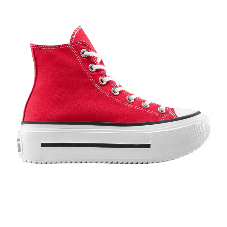 Converse Chuck Taylor All Star Lift Double Stack High 'Red' — Red/Black/White