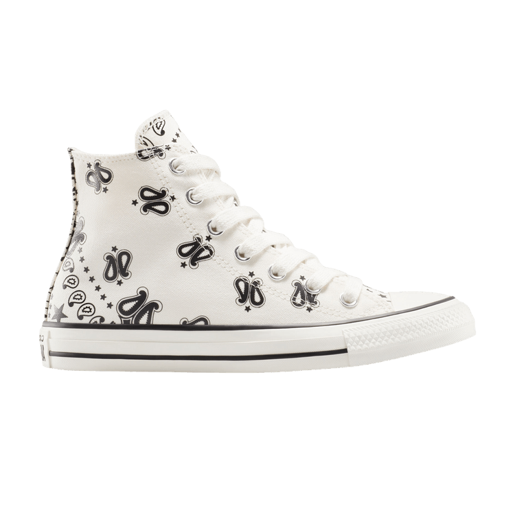Converse Wmns Chuck Taylor All Star High 'Paisley' — Egret/Black/Egret