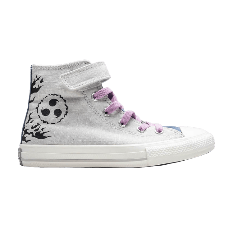 Naruto Shippuden x Converse Chuck Taylor All Star High GS 'Sasuke' — Fossilized/Vintage White