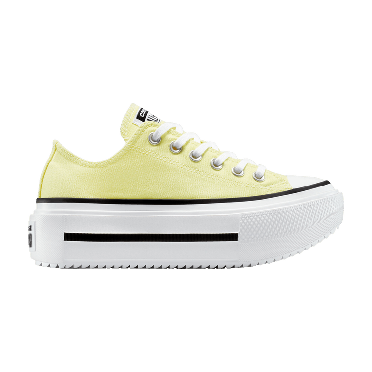 Converse Chuck Taylor All Star Lift Double Stack Low 'Lemon Slushy' — Lemon Slushy/White/Black