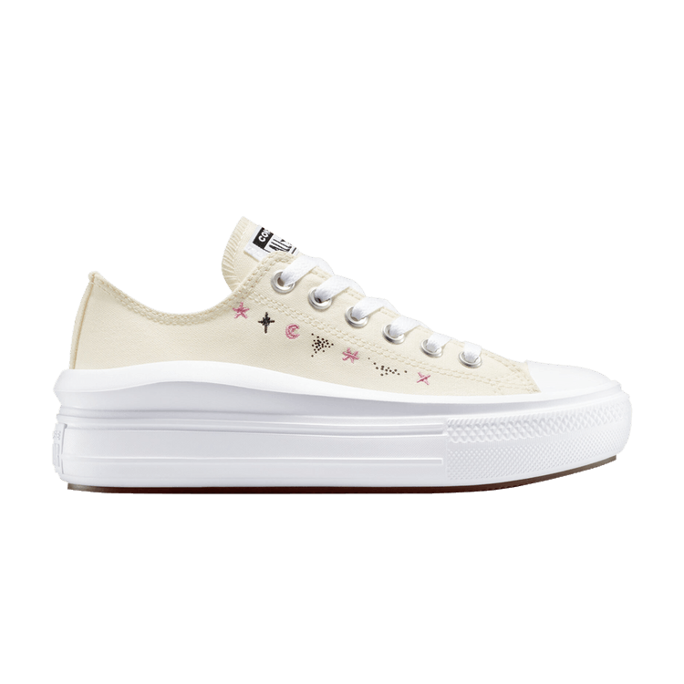 Converse Wmns Chuck Taylor All Star Move Platform Low 'Celestial' — Egret/White/Cactus Bud