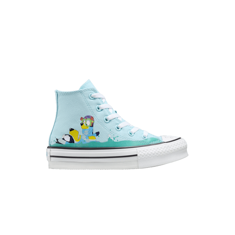 Bluey x Converse Chuck Taylor All Star EVA Lift Platform High PS 'Bluey &amp; Bingo' — Blue/White/Multi