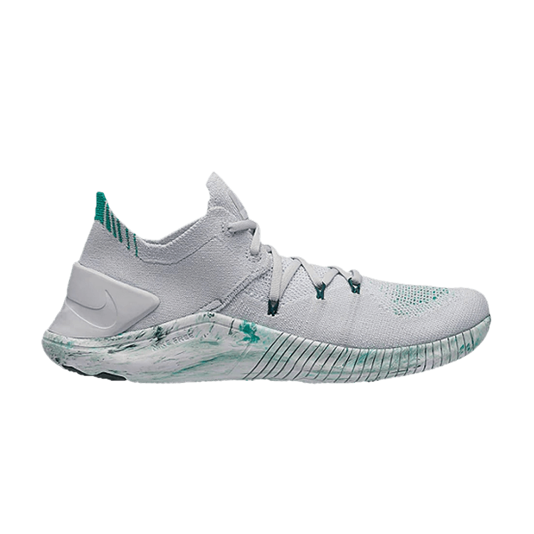 Nike Wmns Free TR Flyknit 3 AMP 'Platinum Clear Emerald' — Pure Platinum/Clear Emerald/Pro Green/Pure Platinum