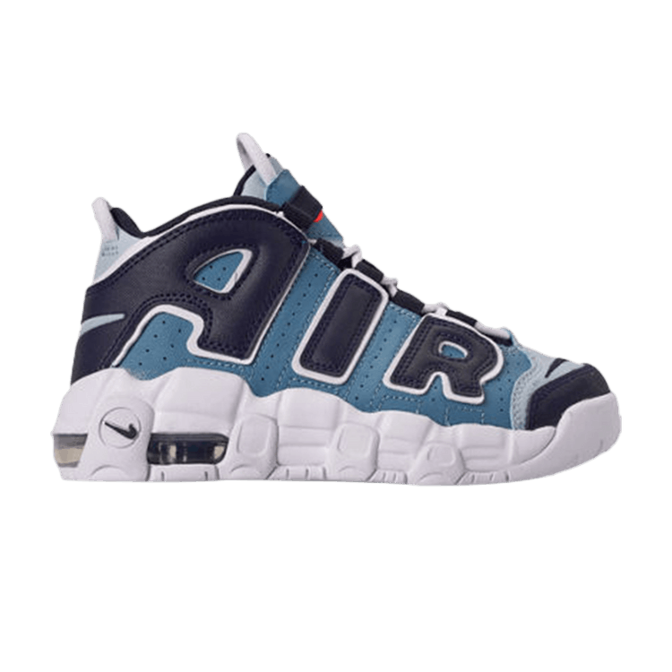 Nike Air More Uptempo BP 'Denim' — Ocean Fog/Blackened Blue/Total Orange