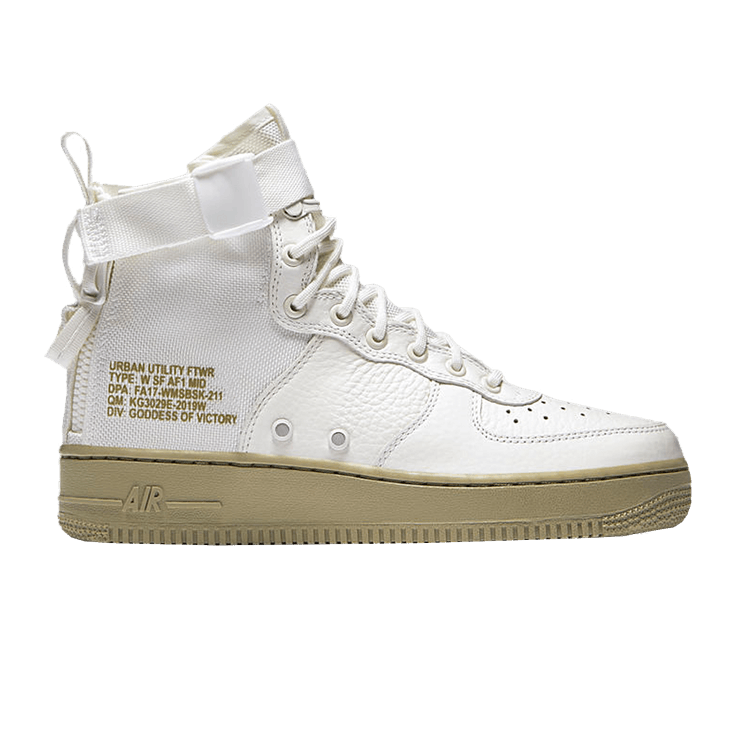 Nike Wmns SF Air Force 1 Mid 'Olive Ivory' — Ivory/Ivory-Neutral Olive