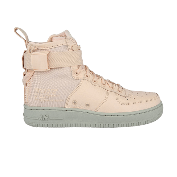 Nike Wmns SF Air Force 1 Mid 'Orange Quartz' — Orange Quartz/Pale Grey