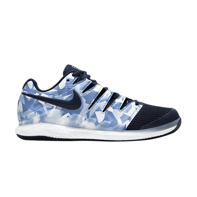 Nike Court Air Zoom Vapor X HC 'Blue Prism Print' — Royal Pulse/White/Indigo Storm/Obsidian