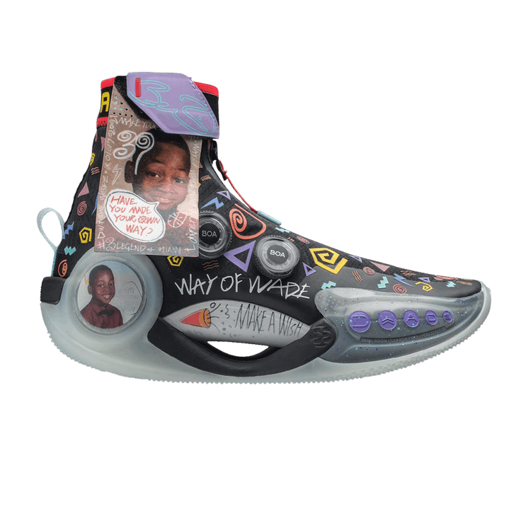 Li-Ning Way of Wade 9 Infinity 'Moment' — Black/Purple/Red