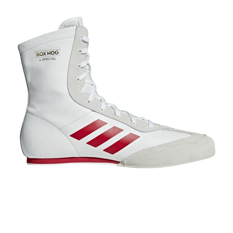 Adidas Box Hog X Special 'White Scarlet' — Footwear White/Scarlet/Gold Metallic