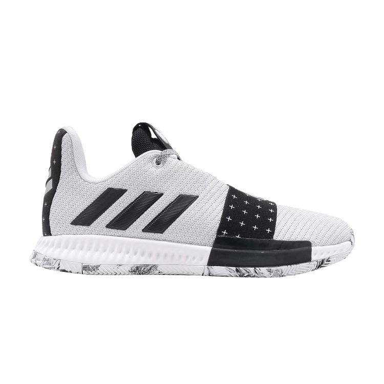 Adidas Harden Vol. 3 J 'Grey' — Footwear White/Core Black/Grey