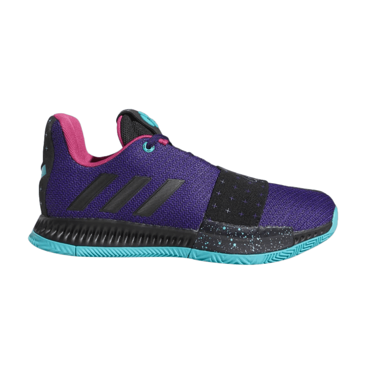 Adidas Harden Vol. 3 J 'Drew League' — Collegiate Purple/Core Black/Light Aqua
