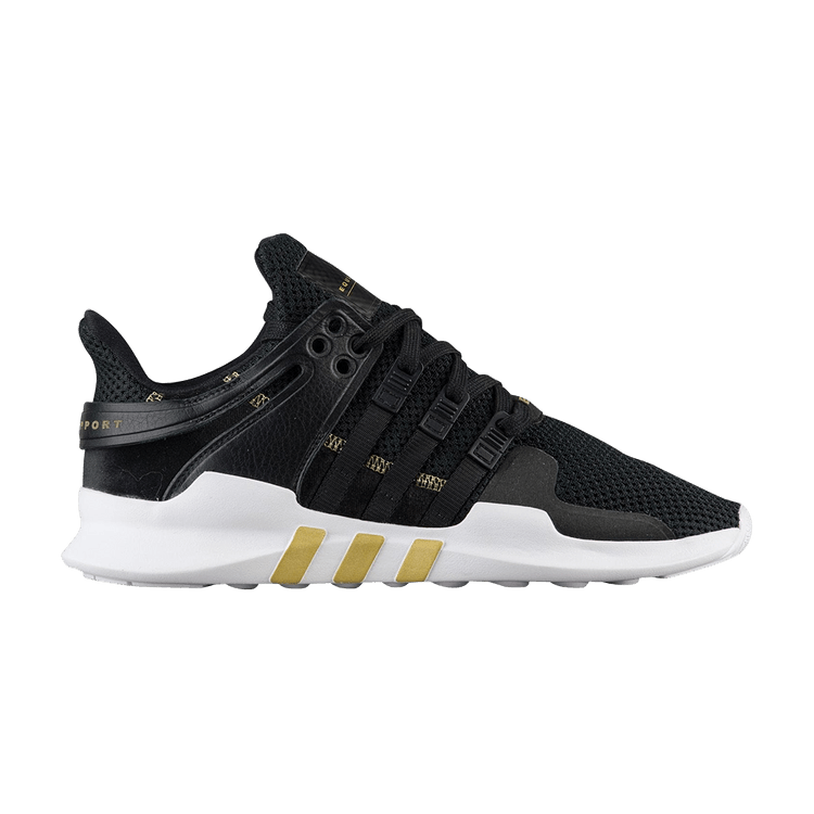 Adidas Wmns EQT Support ADV — Black/Metallic  Silver/White