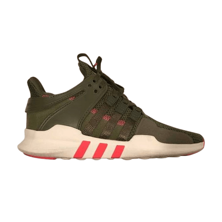 Adidas EQT Support Adv J 'Olive Carbon' — Olive Carbon/White/Turbo