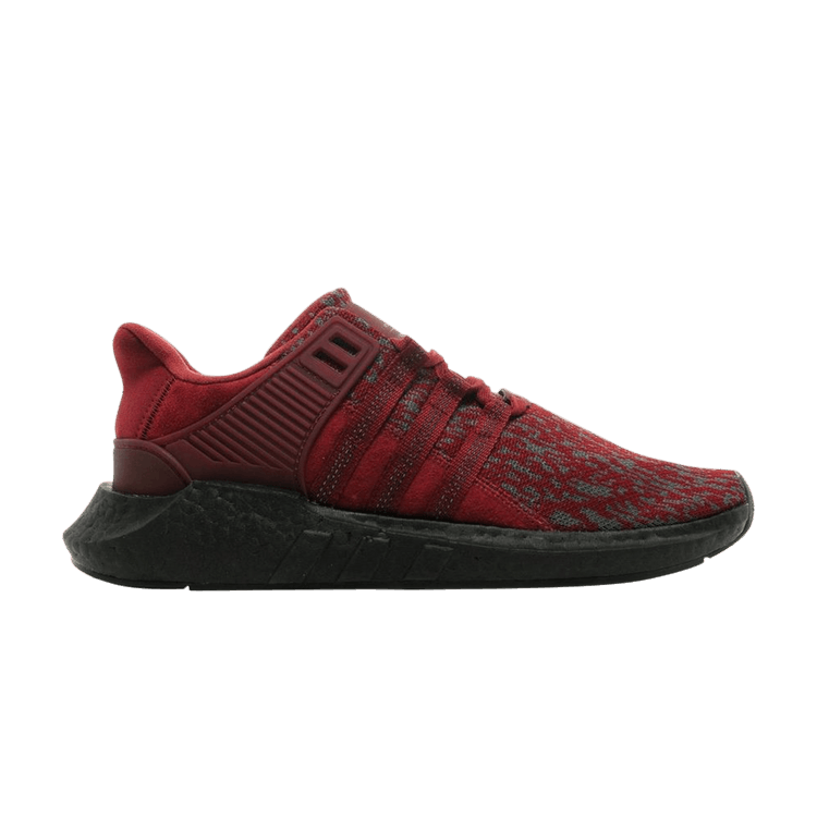 JD Sports x adidas EQT Support 93/17 'Burgundy Suede' — collegiate burgundy/grey/core black