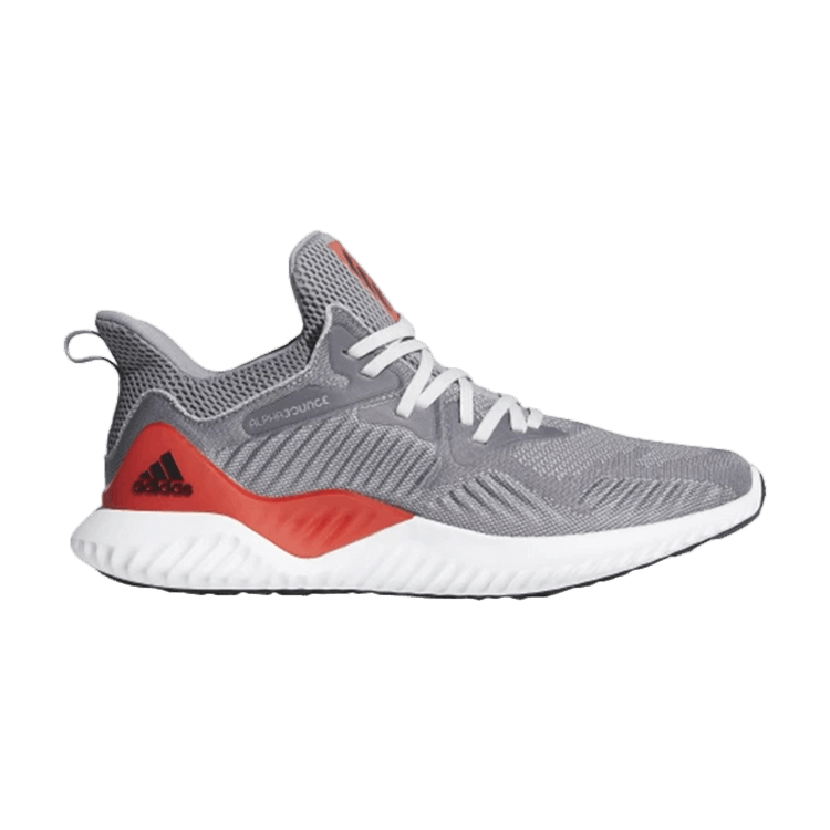 Adidas Alphabounce Beyond 'Grey' — Grey/Grey/Core Red