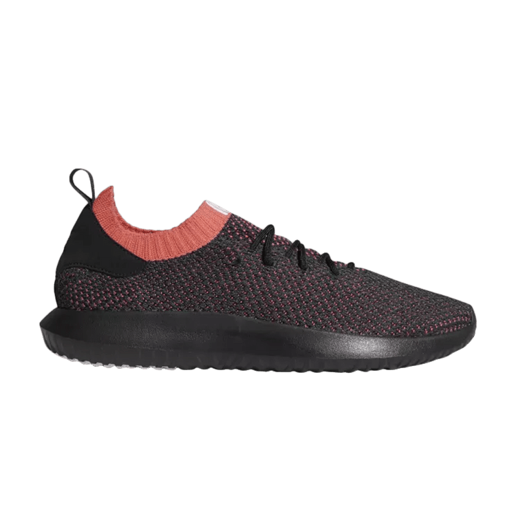 Adidas Tubular Shadow Primeknit 'Trace Scarlet' — Core Black/Core Black/Trace Scarlet