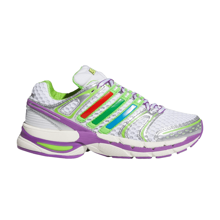 Toy Story x adidas Adistar Control 5 Big Kid 'Buzz Lightyear' — Solar Slime/Ftwr White/Silver Mtlc