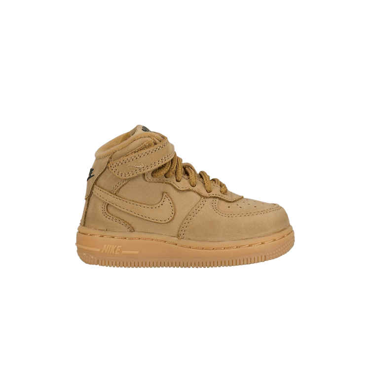 Nike Air Force 1 Mid WB TD 'Flax' — Flax/Flax-Outdoor Green-Gum Light Brown