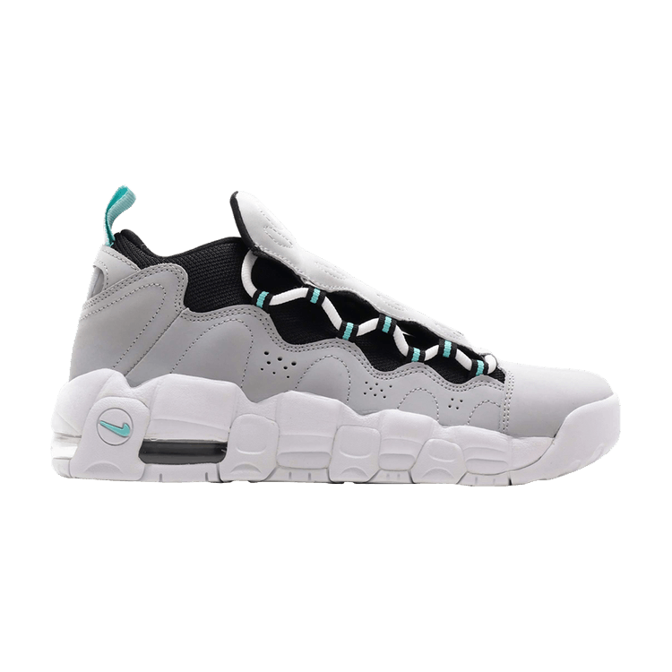 Nike Air More Money GS 'Wolf Grey Island Green' — Wolf Grey/Island Green-Black