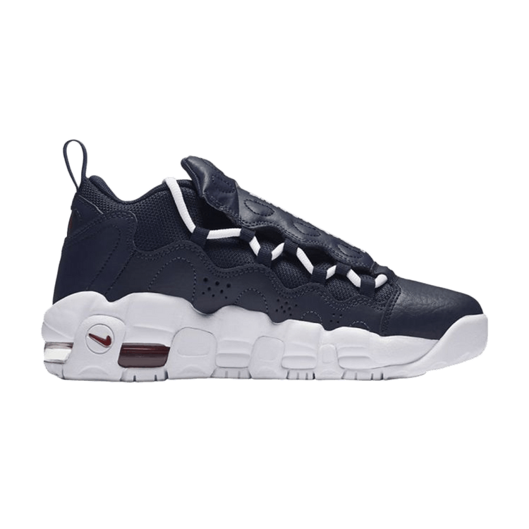 Nike Air More Money GS 'Obsidian' — Obsidian/White-Gym Red