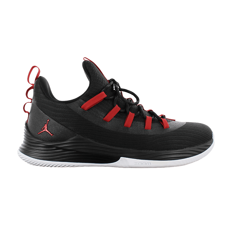 Air Jordan Ultra Fly 2 Low 'Bred' — Black/University Red-White