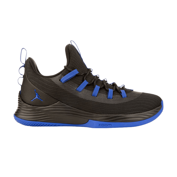 Air Jordan Ultra Fly.2 Low 'Black Royal' — Black/Hyper Royal-White