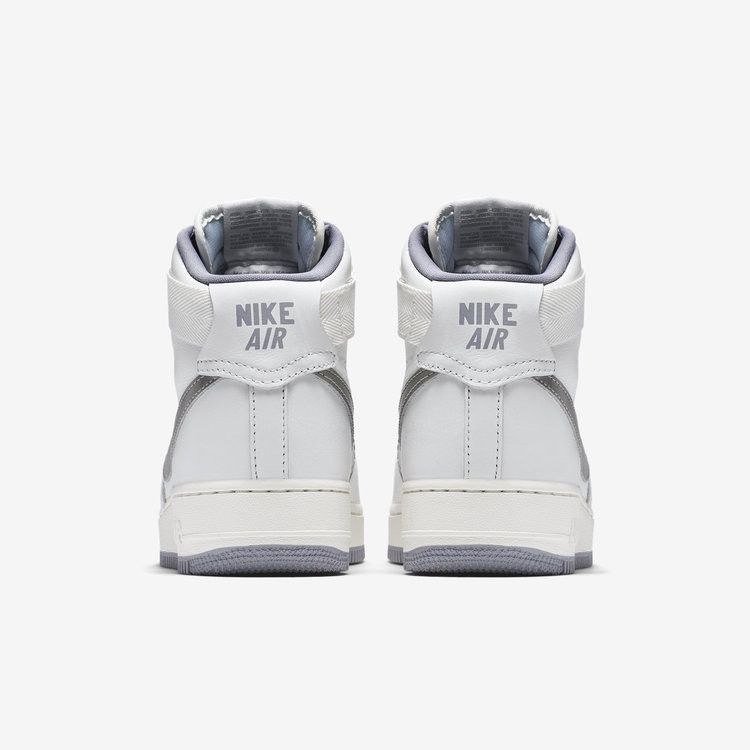 Nike Air Force 1 High Retro QS 'White Silver' — Summit White/Wolf Grey (2)