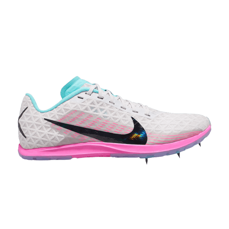 Nike Wmns Zoom Rival XC Spike 'Grey Pink Blast' — Vast Grey/Black/Pink Blast/Aurora Green