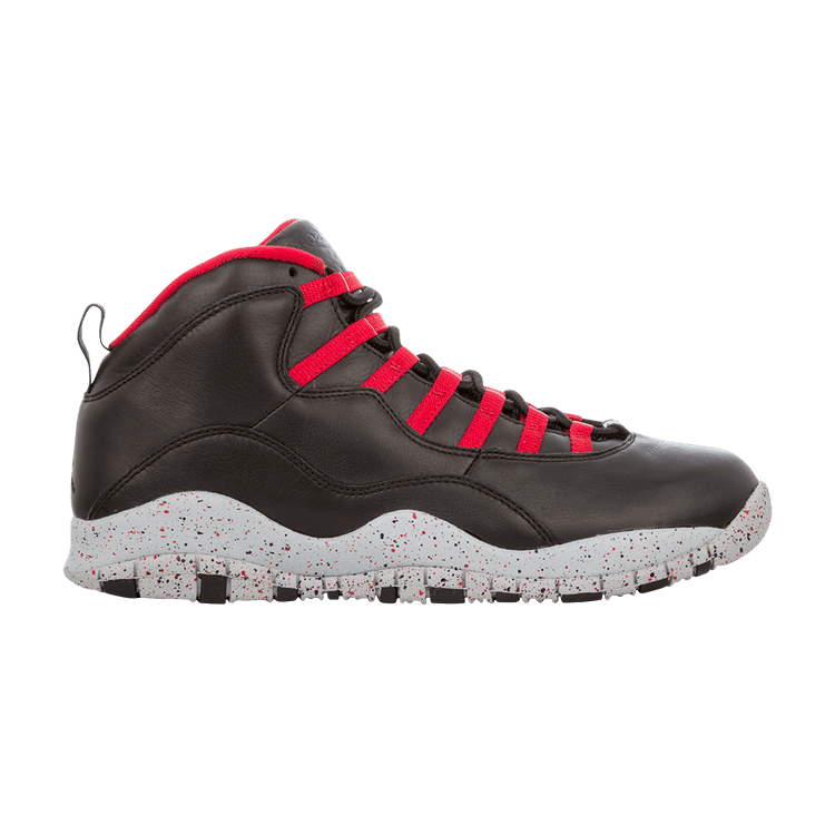 Air Jordan 10 Retro PSNY 'Public School' Sample — Black/Gym Red/Wolf Grey